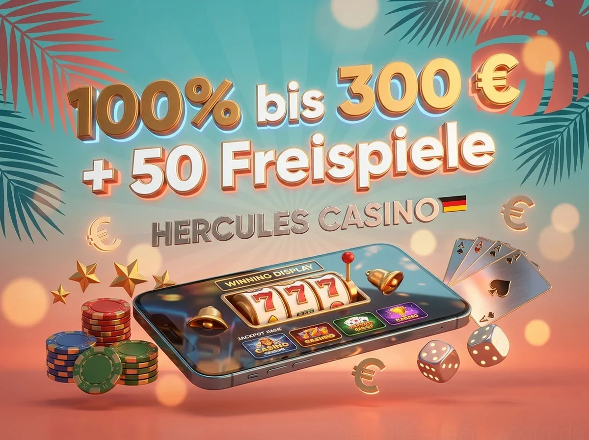 100% bis 300 €+ 50 Freispiele